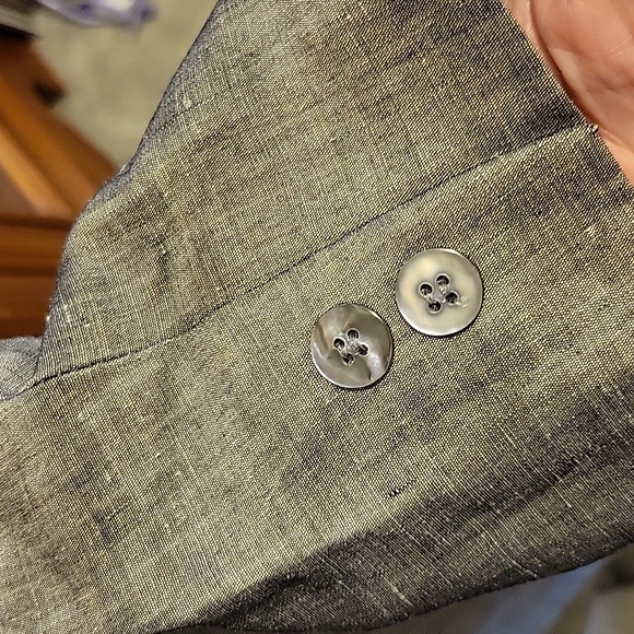 Liz Claiborne vtg linen blend pants Suit - Picture 3 of 12